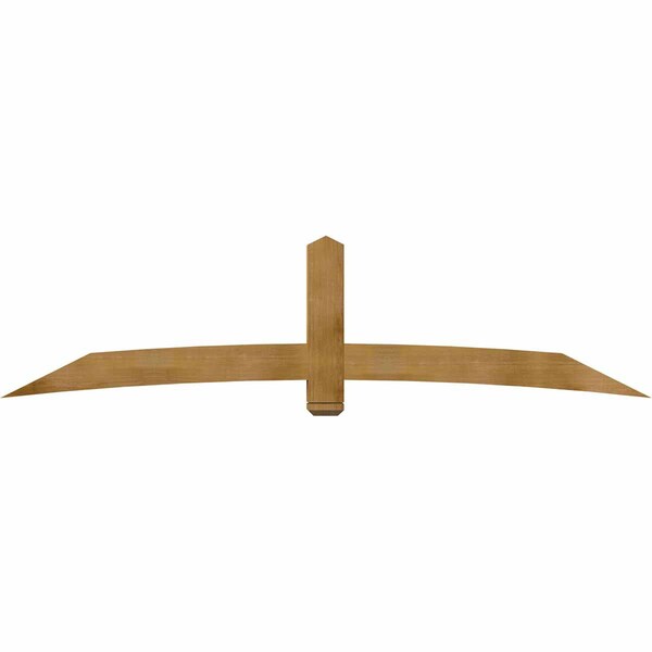Ekena Millwork Bellingham Rough Sawn Timber Gable Bracket, Western Red Cedar, 108"W x 27"H x 6"D x 6"F, 6/12 Pitch GBW108X27X0606BEL00RWR - main
